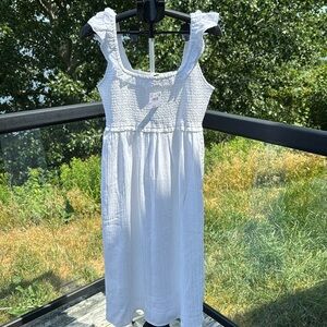 American Eagle Outfitters White Lace Detail Dress